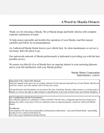 mazda cx-9 2013 owners manual